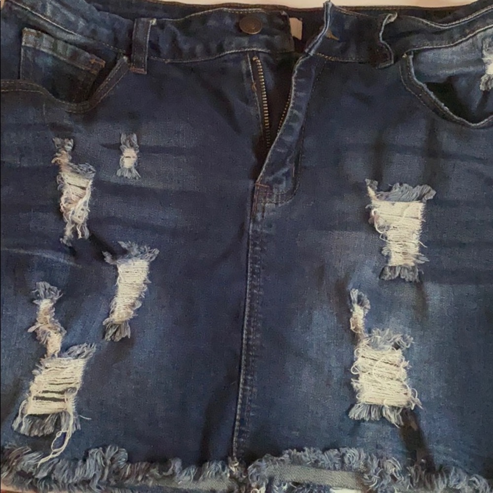 Jean skirt